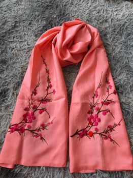 Natural Silk Scarf KL003