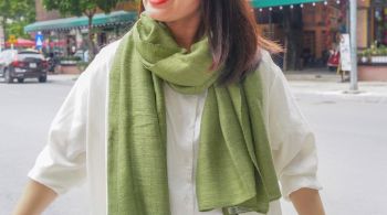 Natural Silk Scarf KL005
